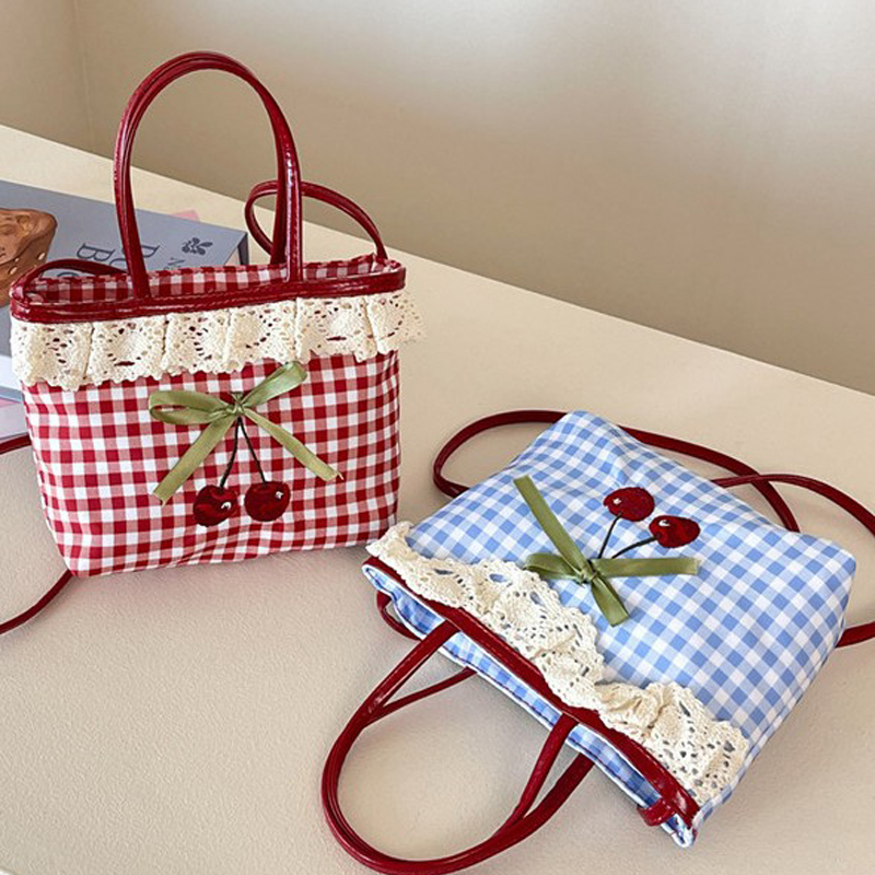 Women Bags Branded - Ladies' Shoulder Bag Korean Checkered Polka