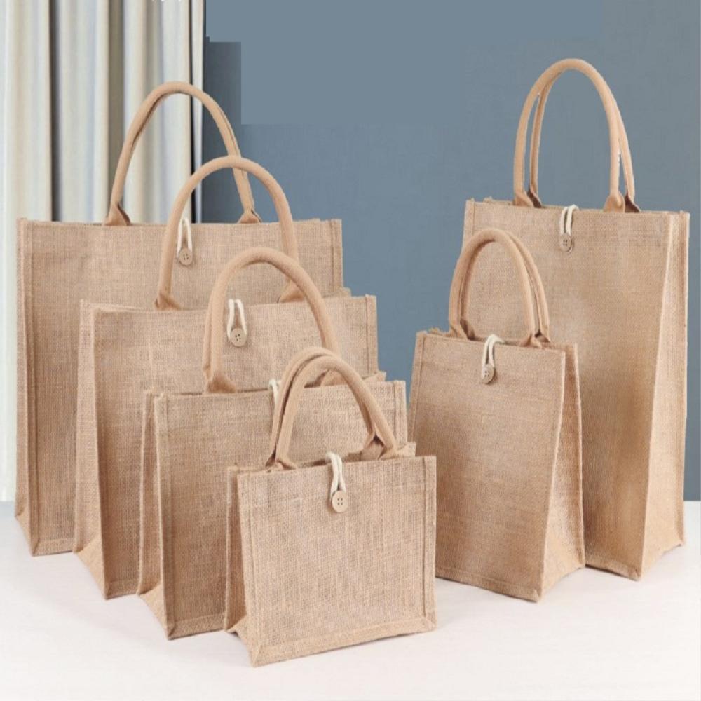 Women Bags Outlet - Large Capacity Shopping Bag Versatile Jute