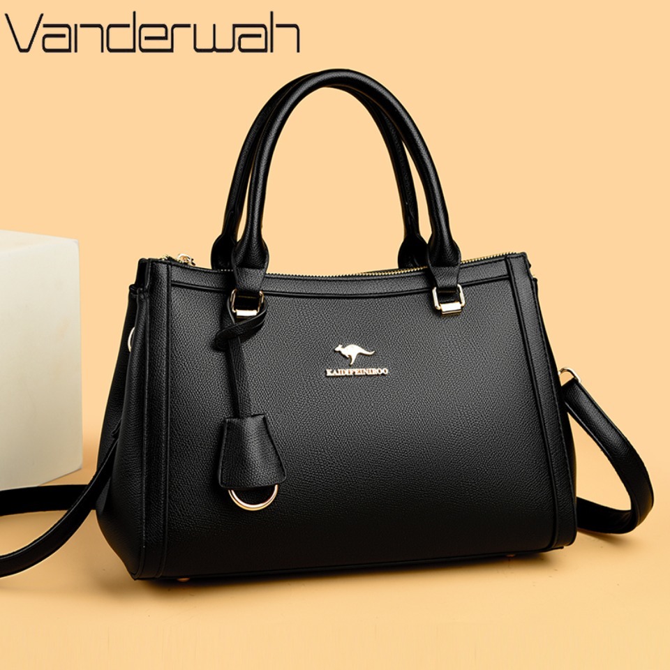 Women Bags Branded - Kangaroo Brand Soft Pu Leather Shoulder