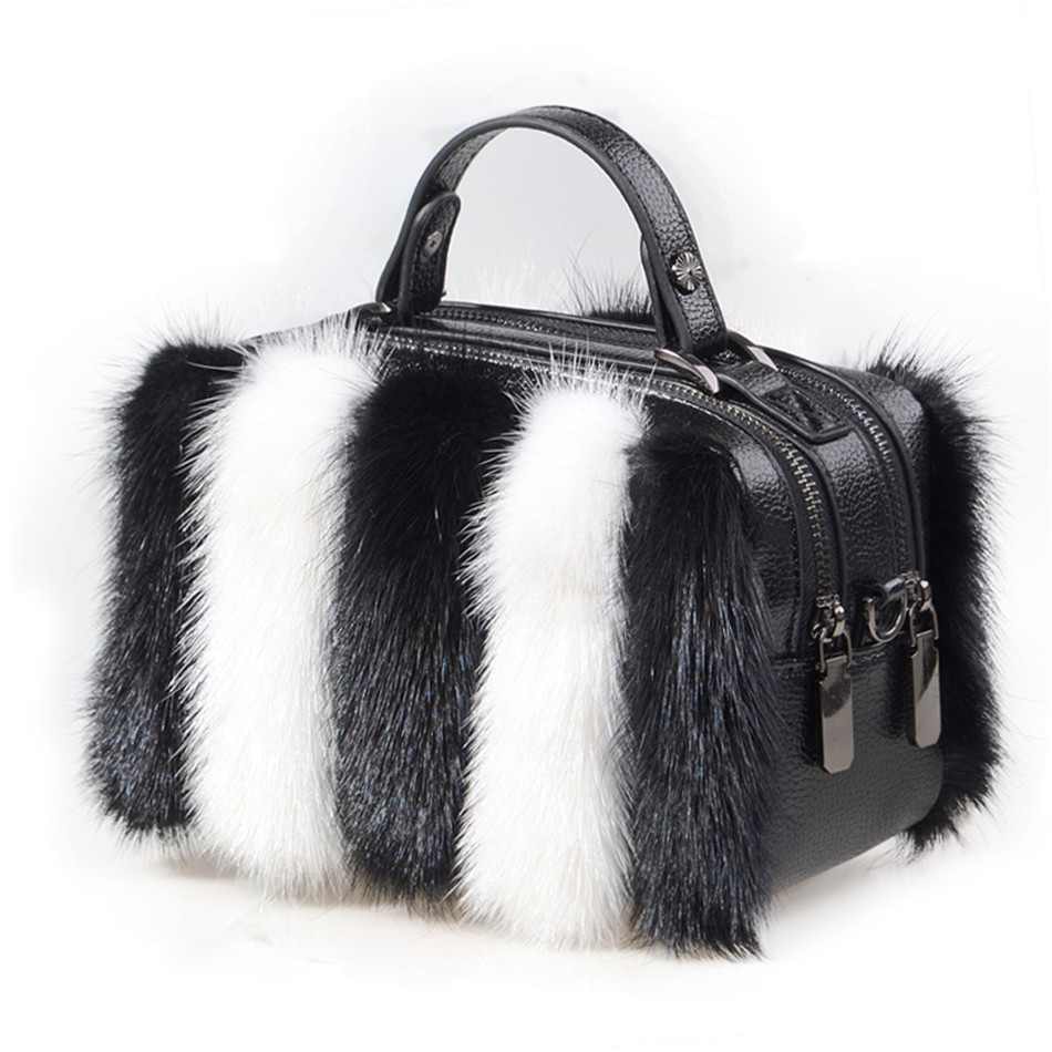 Women Bags Pk - Natural Mink Fur Bag 2026 Crossbady