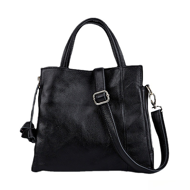 Top Handle Structured - Women's Convertible Luxury Genuine Leather Shoulder