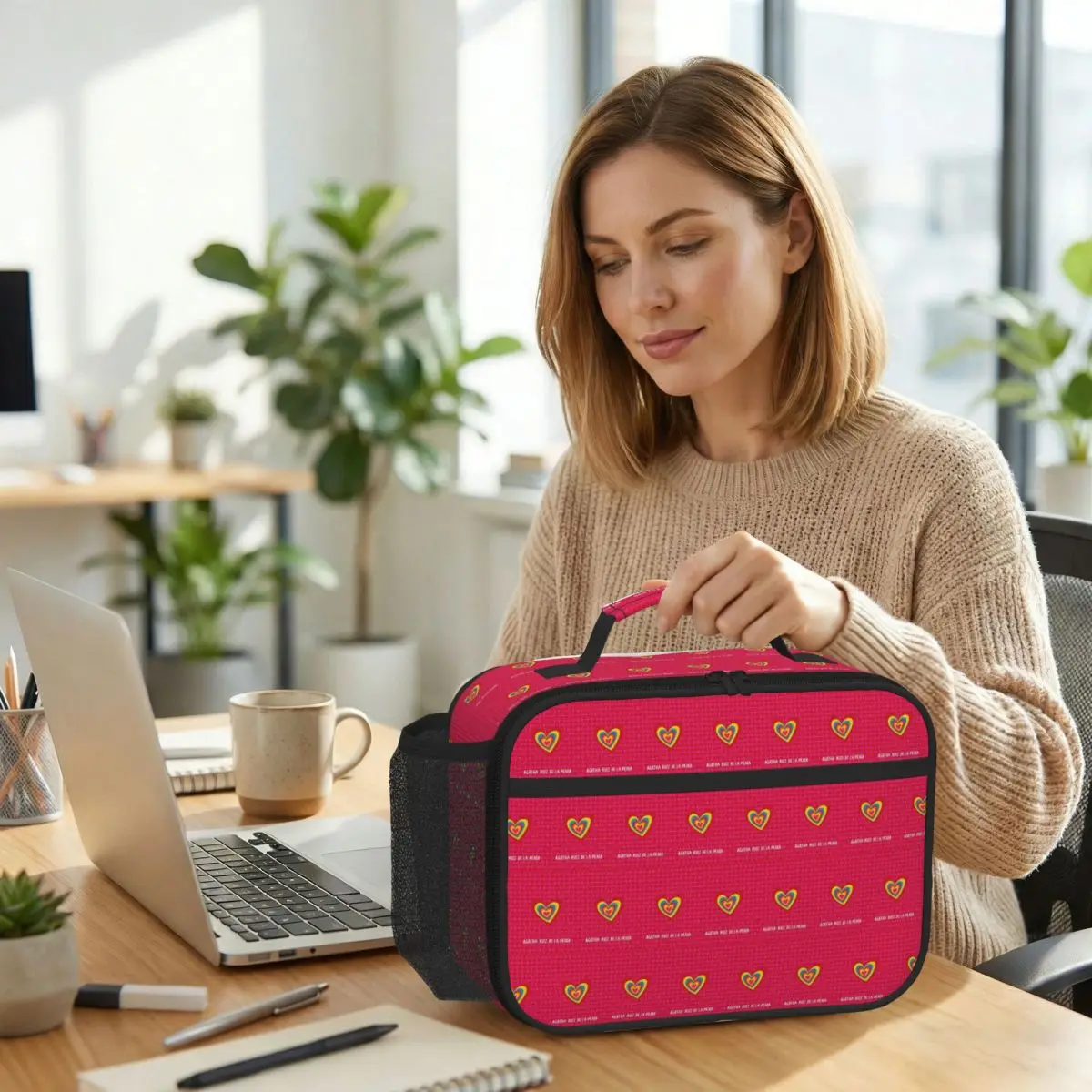 Women Bags Prada - Agatha Ruiz-De La-Prada Pattern Insulated Lunch