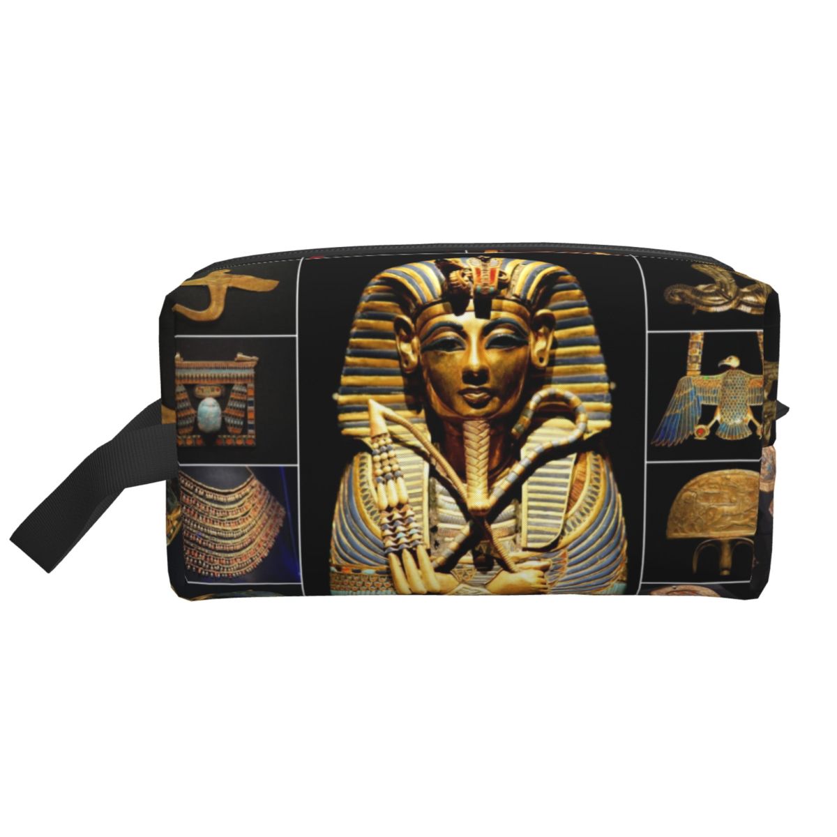 Women Bags Egypt - Egypt Ancient King Tutankhamun Hieroglyphics Toiletry