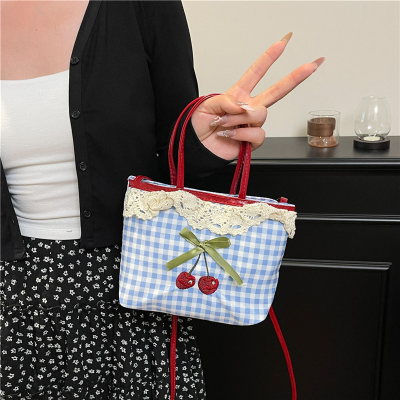 Women Bags Branded - Women's New Handbag Korean Checkered Polka