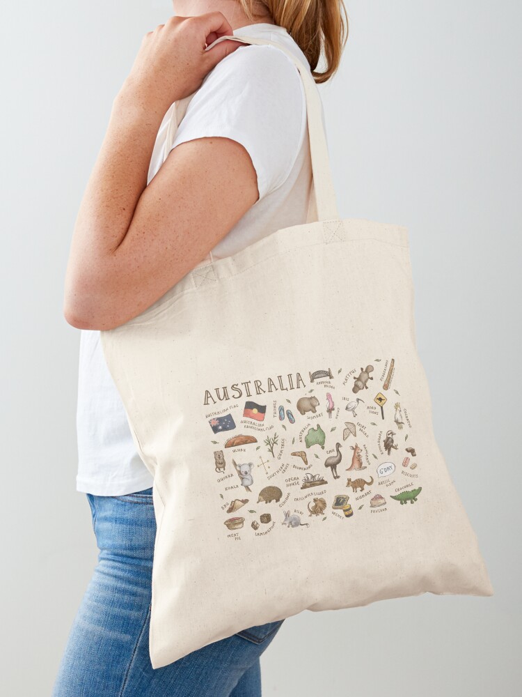 Women Bags Australia - Australia Landmarks Tote Bag custom canvas
