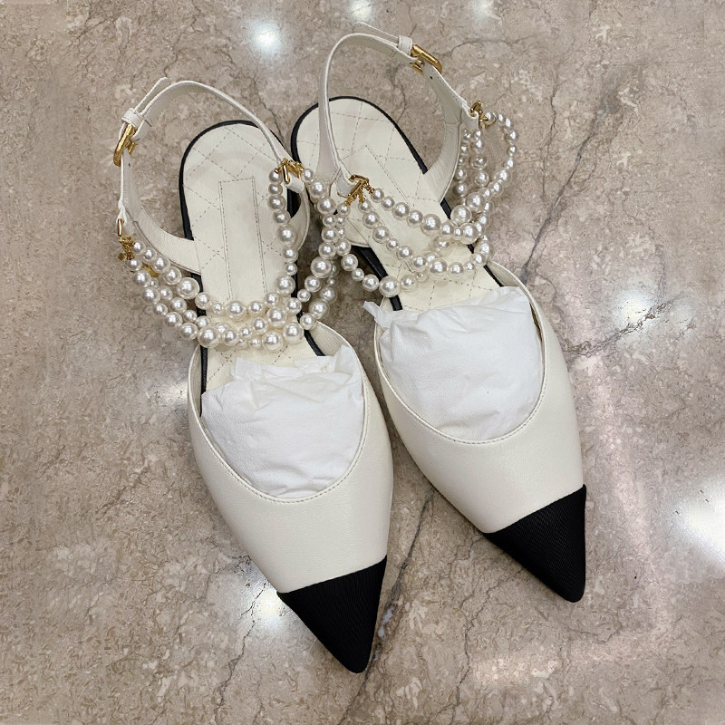 Women Bags For Party - Pearl Chain Bag Head Sandals Women's