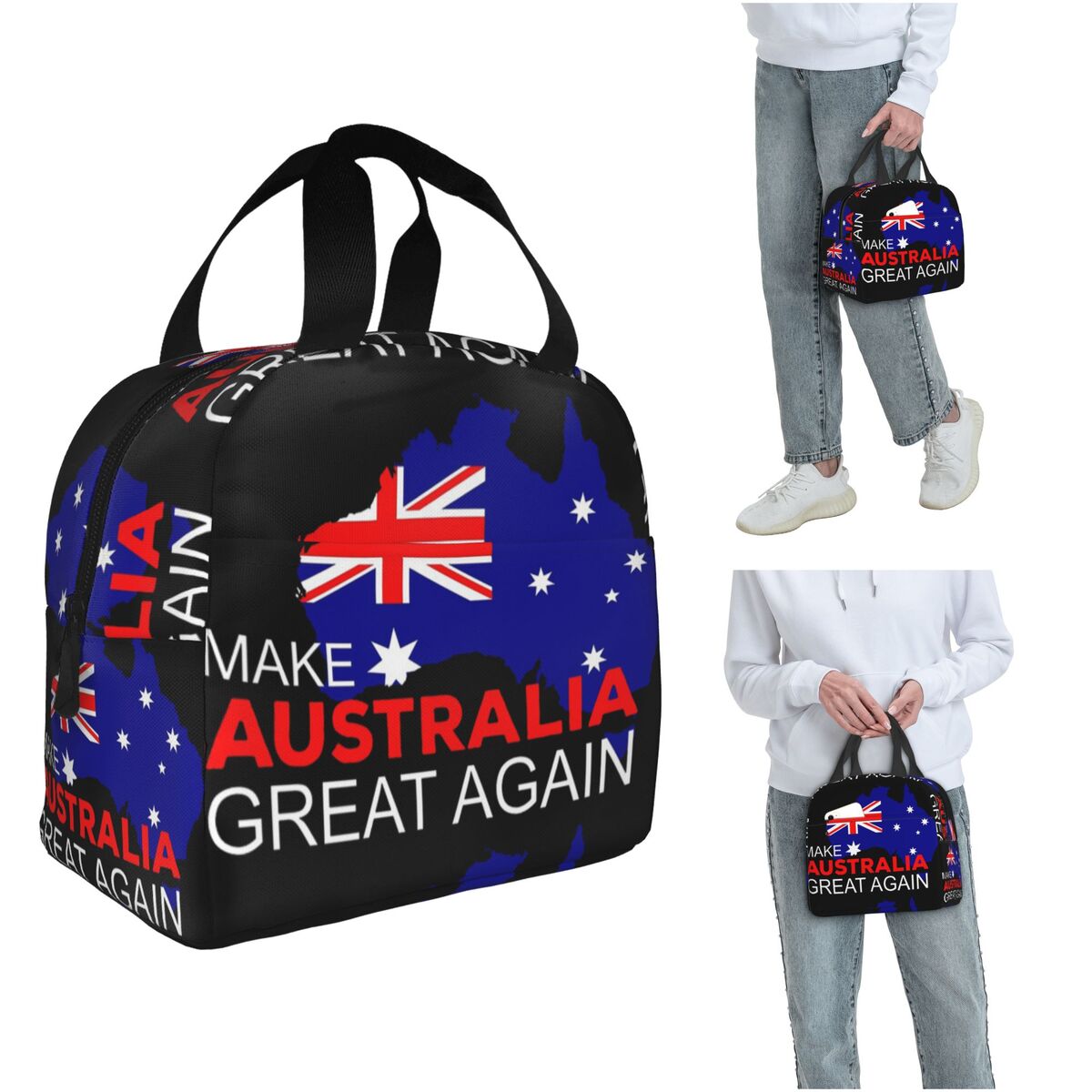 Women Bags Australia - Make Australia Great Again Insulated Lunch