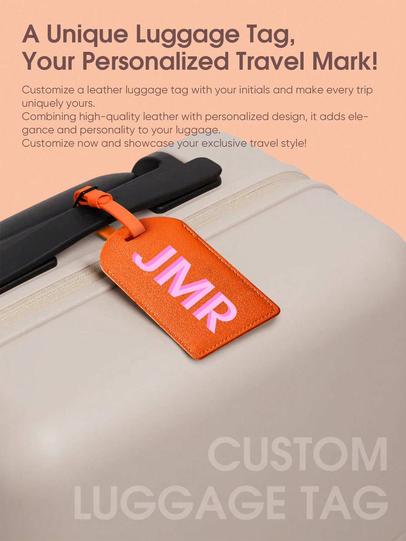 Personalized Initial Luggage T - Women Bags For Wedding recension och pris