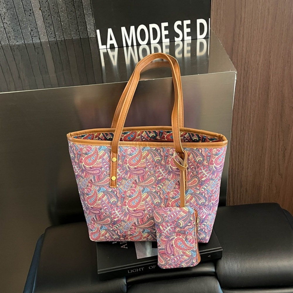 2PCS Women Large Capacity Tote - Women Bags Work recension och pris