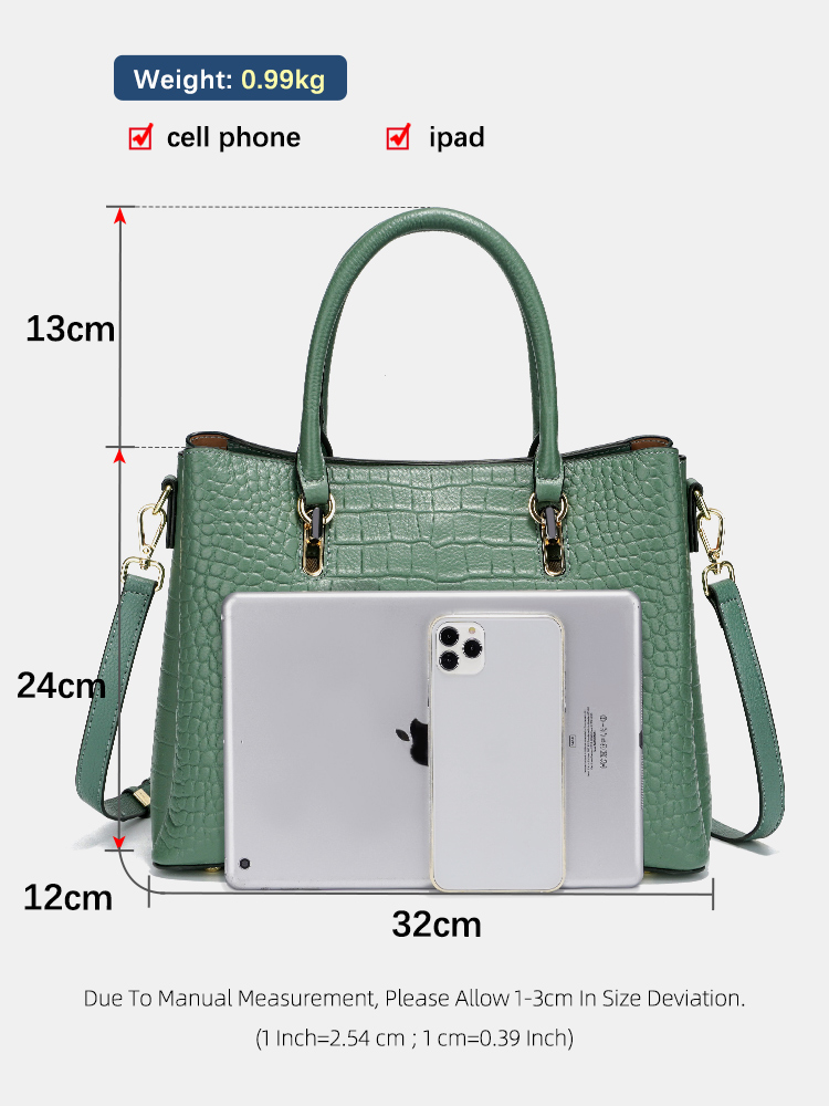 Zency Women's Genuine Leather  - Women Bags Work recension och pris