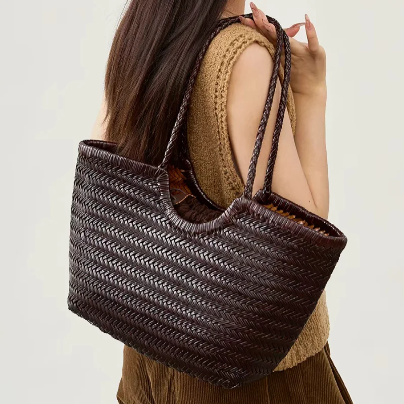 Brand Hand-woven Tote Bag Fren - Women Bags Branded recension och pris