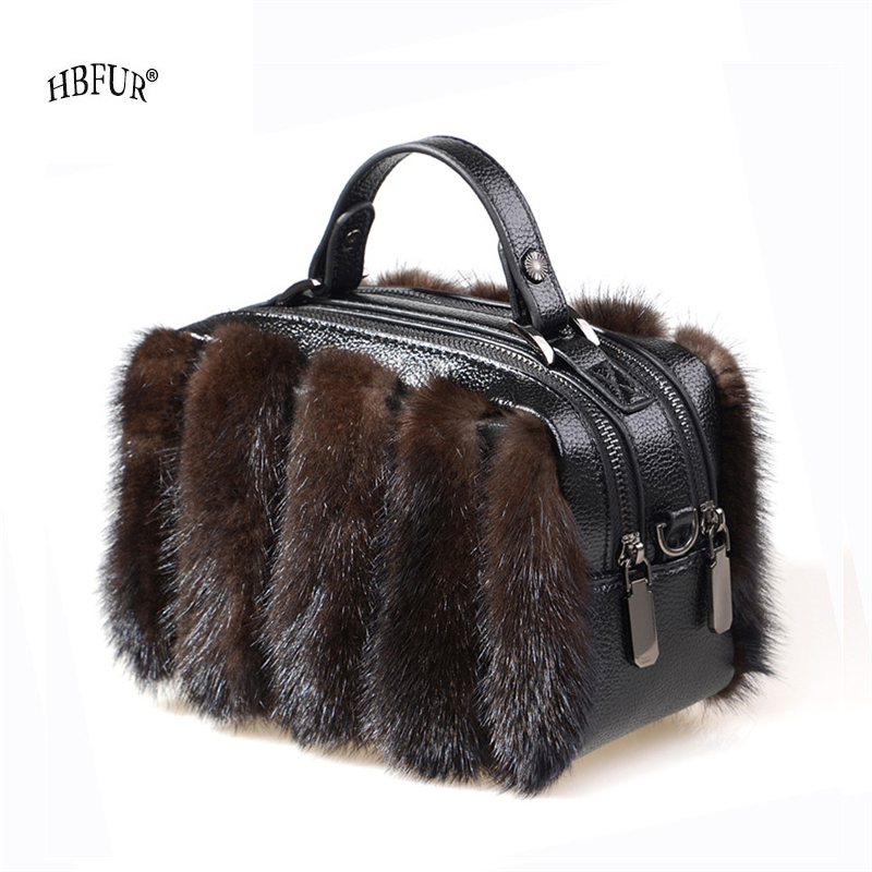 Natural Mink Fur Bag 2026 Cros - Women Bags Pk recension och pris