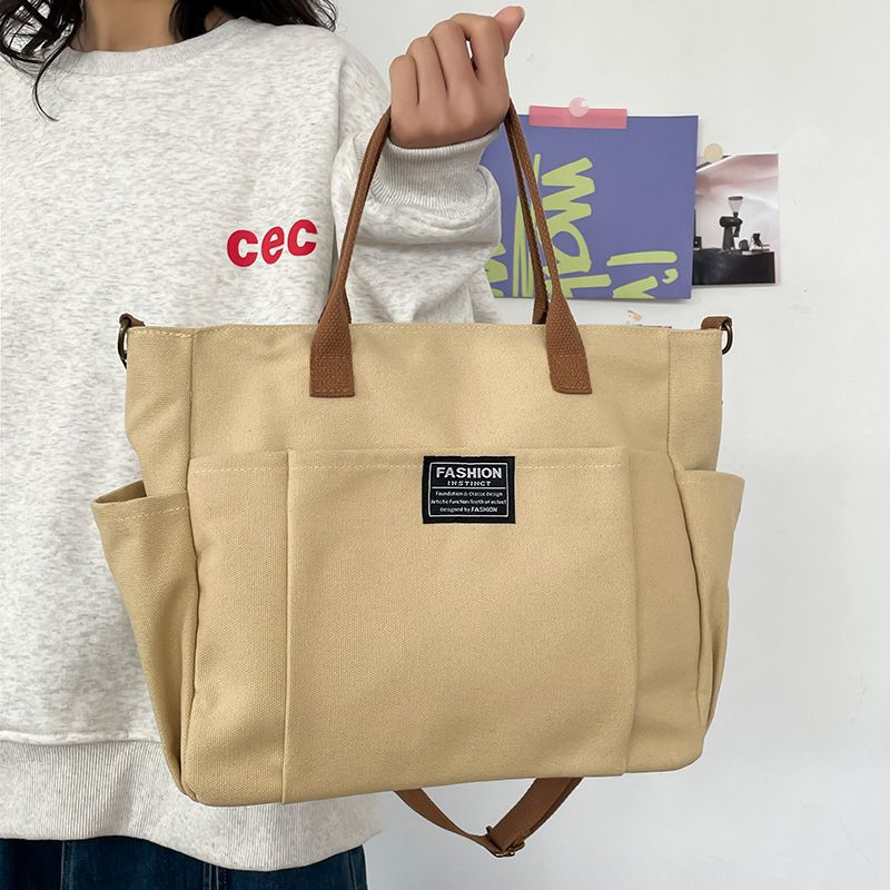 Large Canvas Tote Bag for Wome - Women Bags Work recension och pris