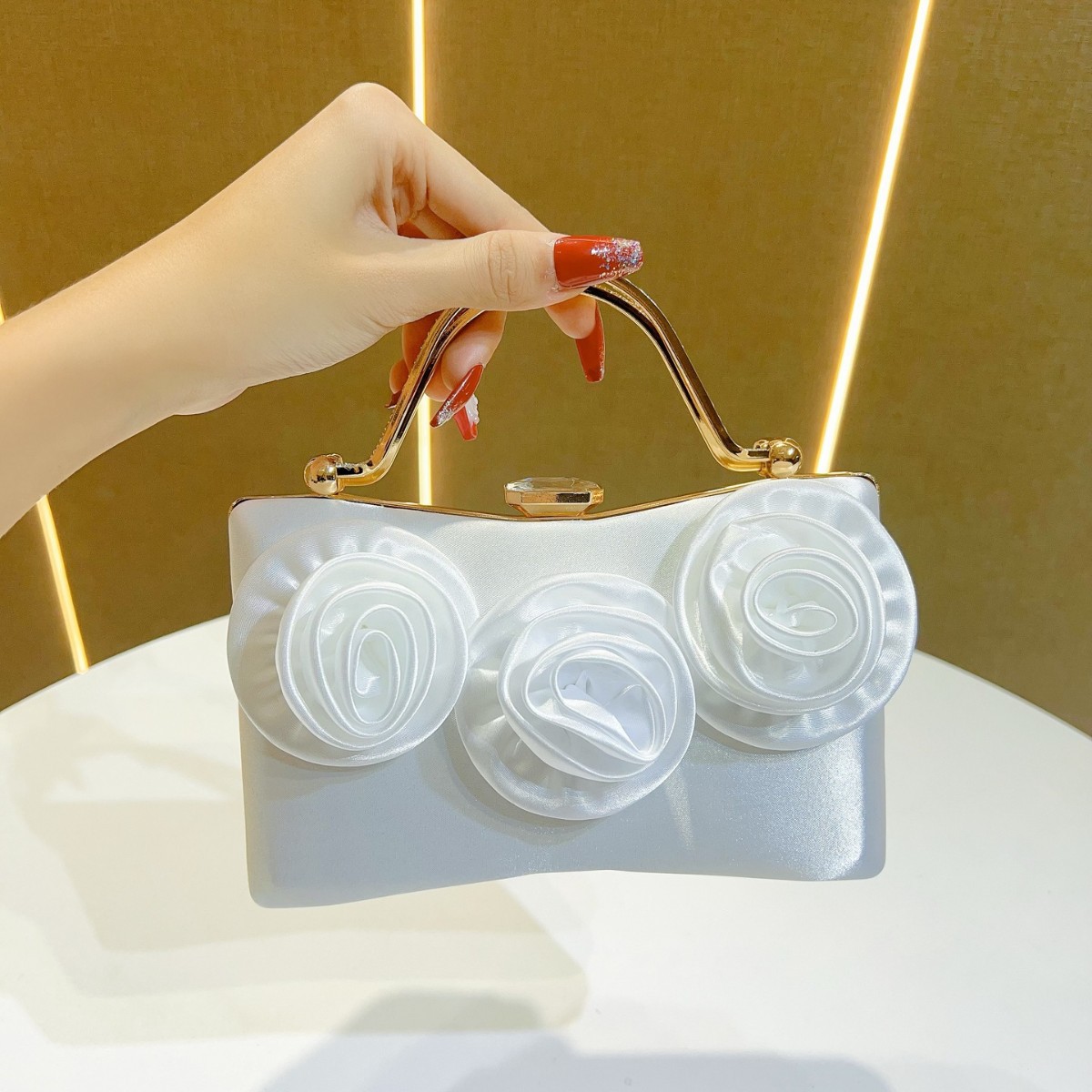 New Silk Evening Clutch Women’ - Women Bags For Wedding recension och pris