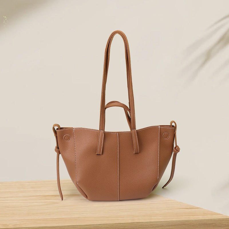 Brown Wing Design Tote Bag wit - Top Handle Structured recension och pris