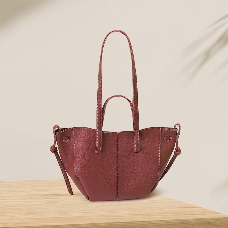 Brown Wing Design Tote Bag wit - Top Handle Structured recension och pris
