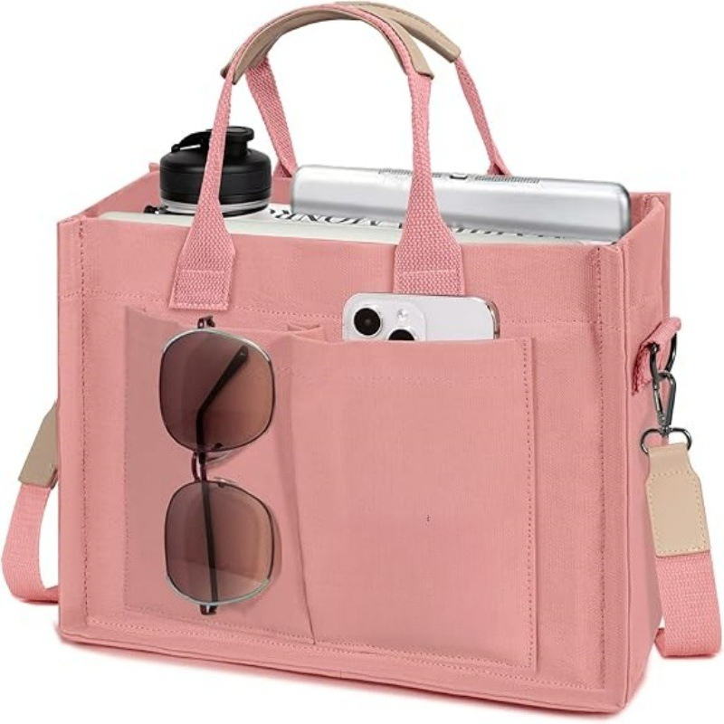 Women Large Canvas Tote Bag wi - Women Bags Work recension och pris