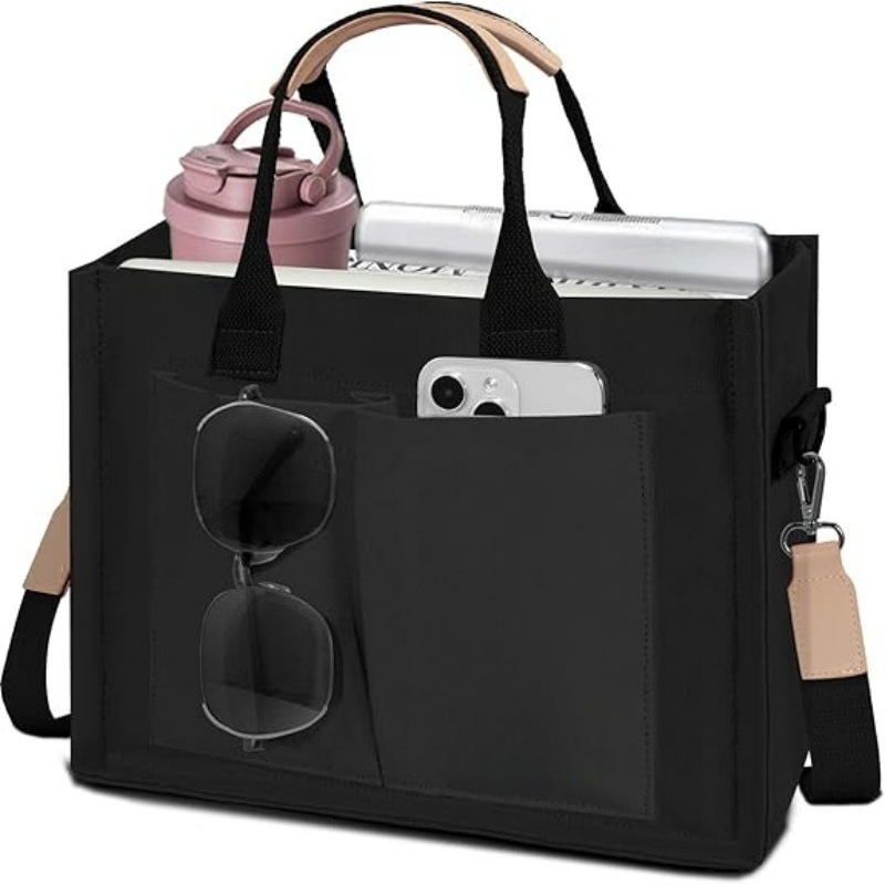 Women Large Canvas Tote Bag wi - Women Bags Work recension och pris