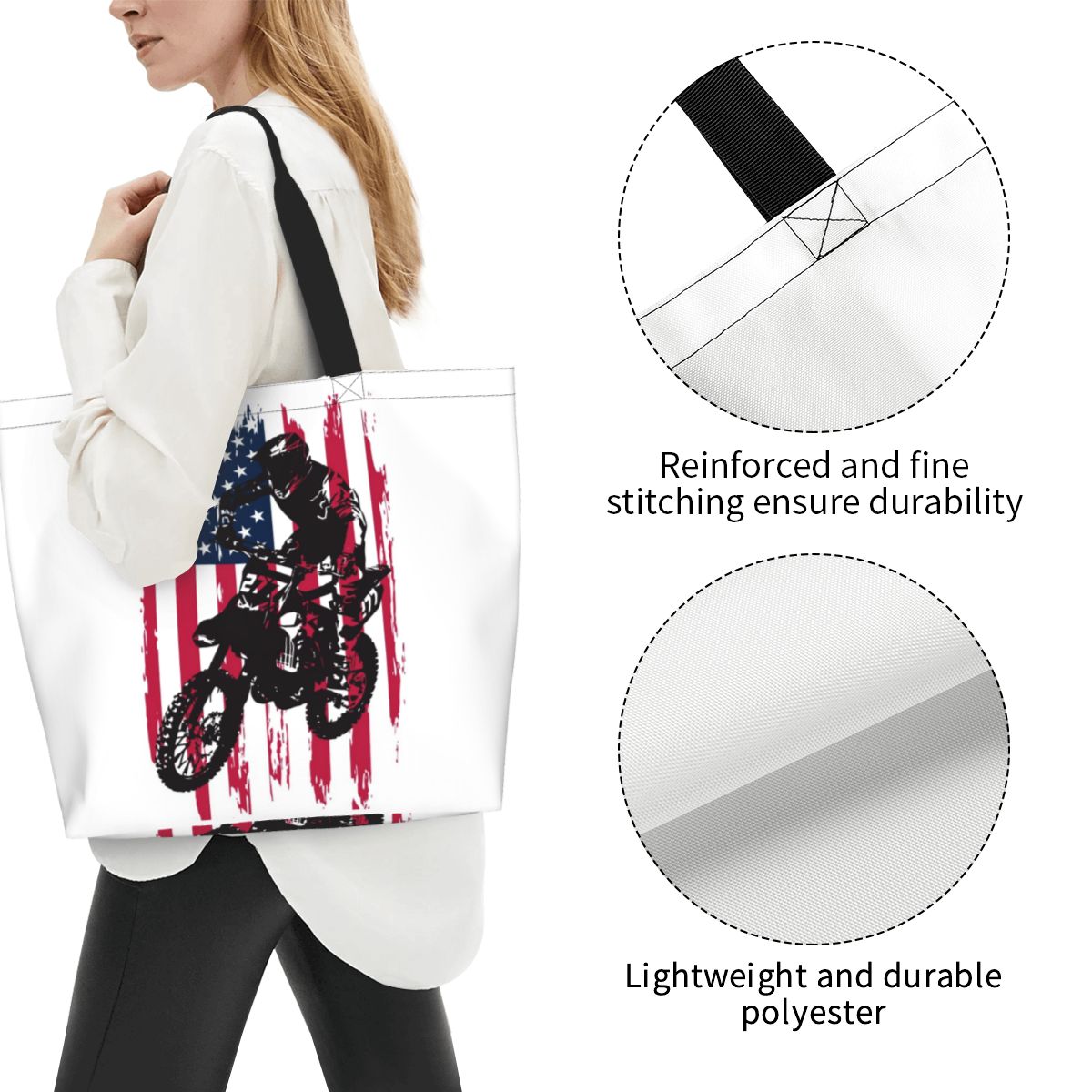 Dirt Bike Motocross USA Americ - Women Bags Usa recension och pris