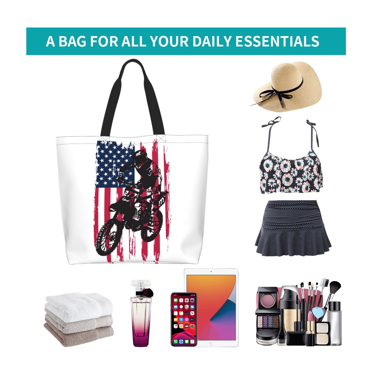 Dirt Bike Motocross USA Americ - Women Bags Usa recension och pris