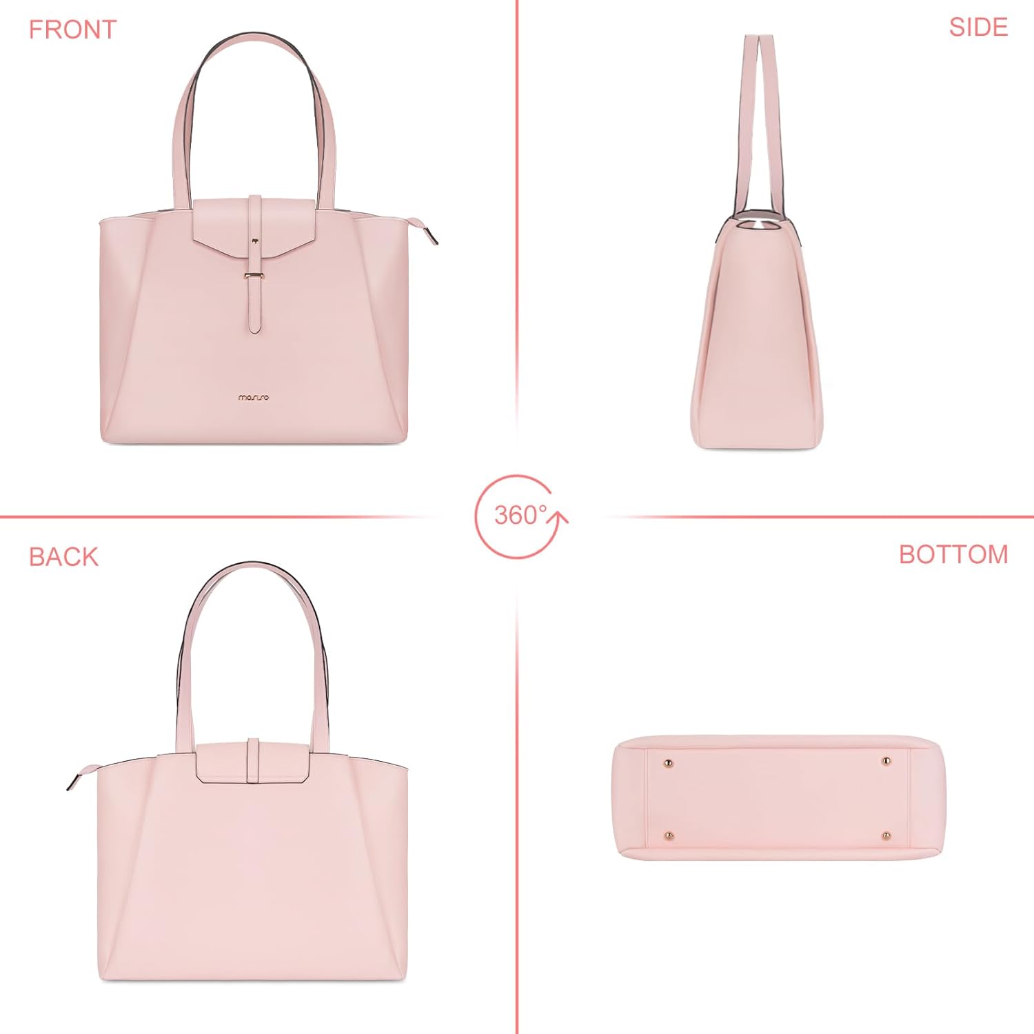 Laptop Tote Bag PU Leather Wom - Women Bags Pk recension och pris