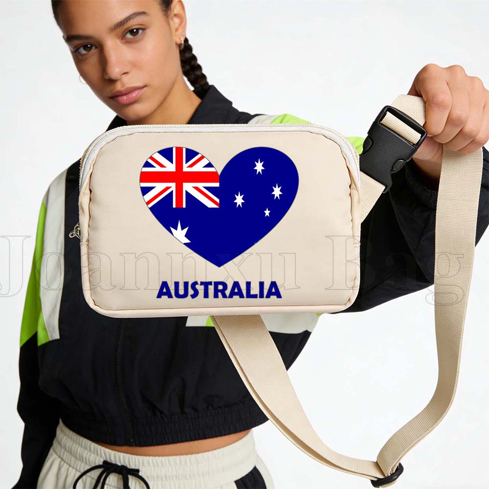 Australia Flag Fanny Pack Spor - Women Bags Australia recension och pris