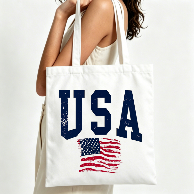 USA letter print canvas tote b - Women Bags Usa recension och pris