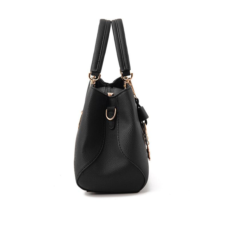 Women's PU Leather Handbag wit - Women Bags Outlet recension och pris