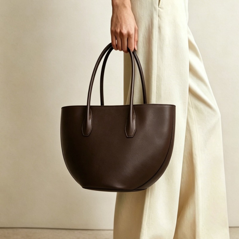 Women's Shoulder Tote Bag Luxu - Top Handle Structured recension och pris