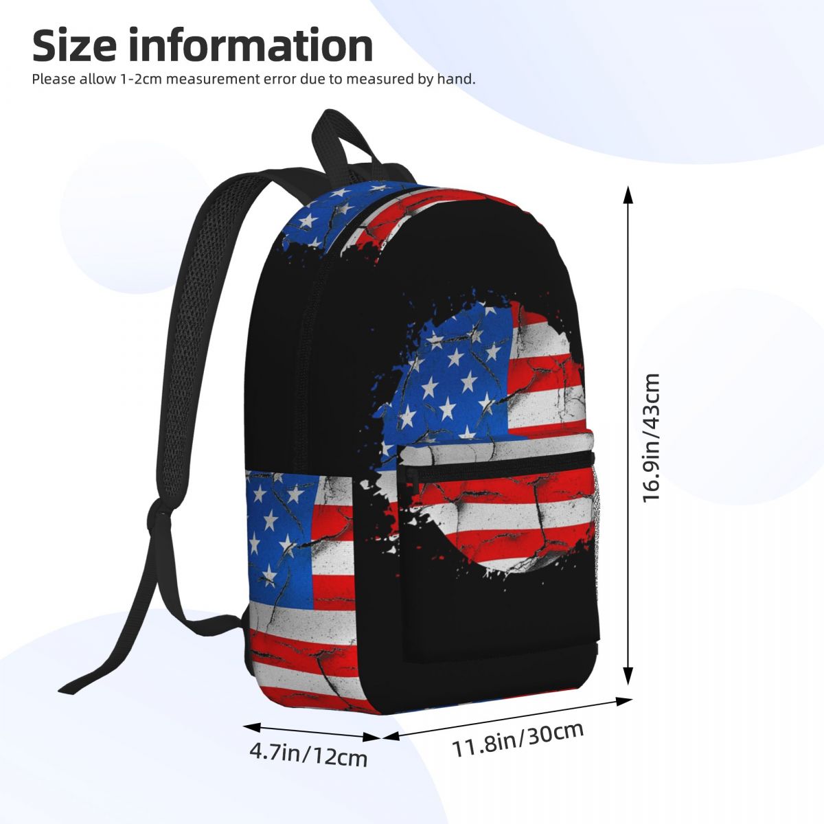 USA America American Flag Back - Women Bags Usa recension och pris
