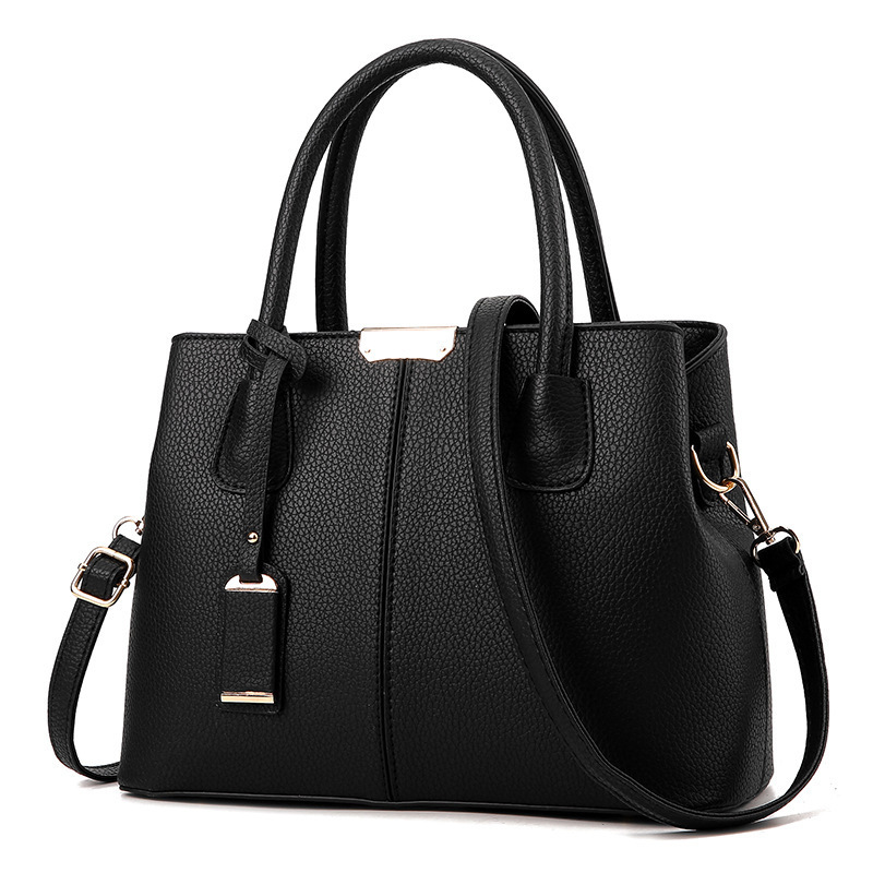 PU Leather Top-Handle Bag Stru - Top Handle Structured recension och pris