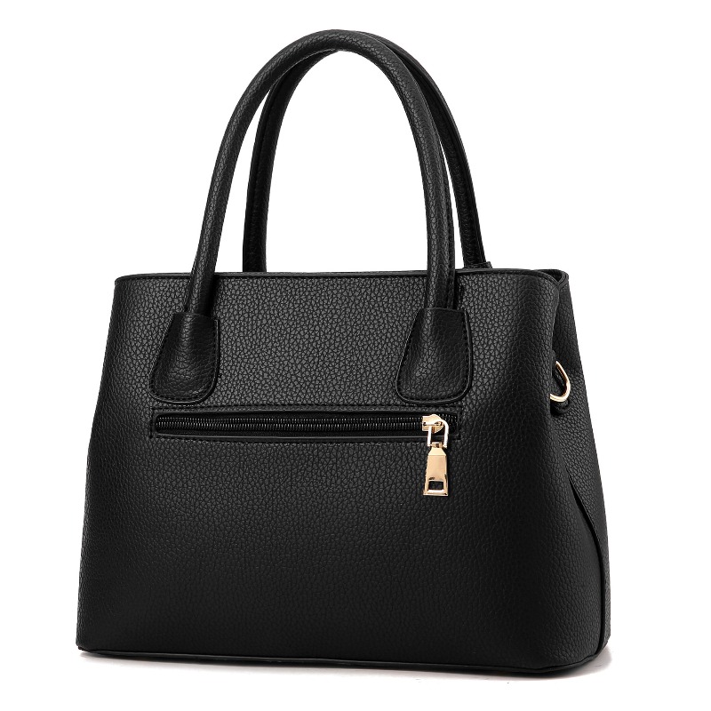 PU Leather Top-Handle Bag Stru - Top Handle Structured recension och pris