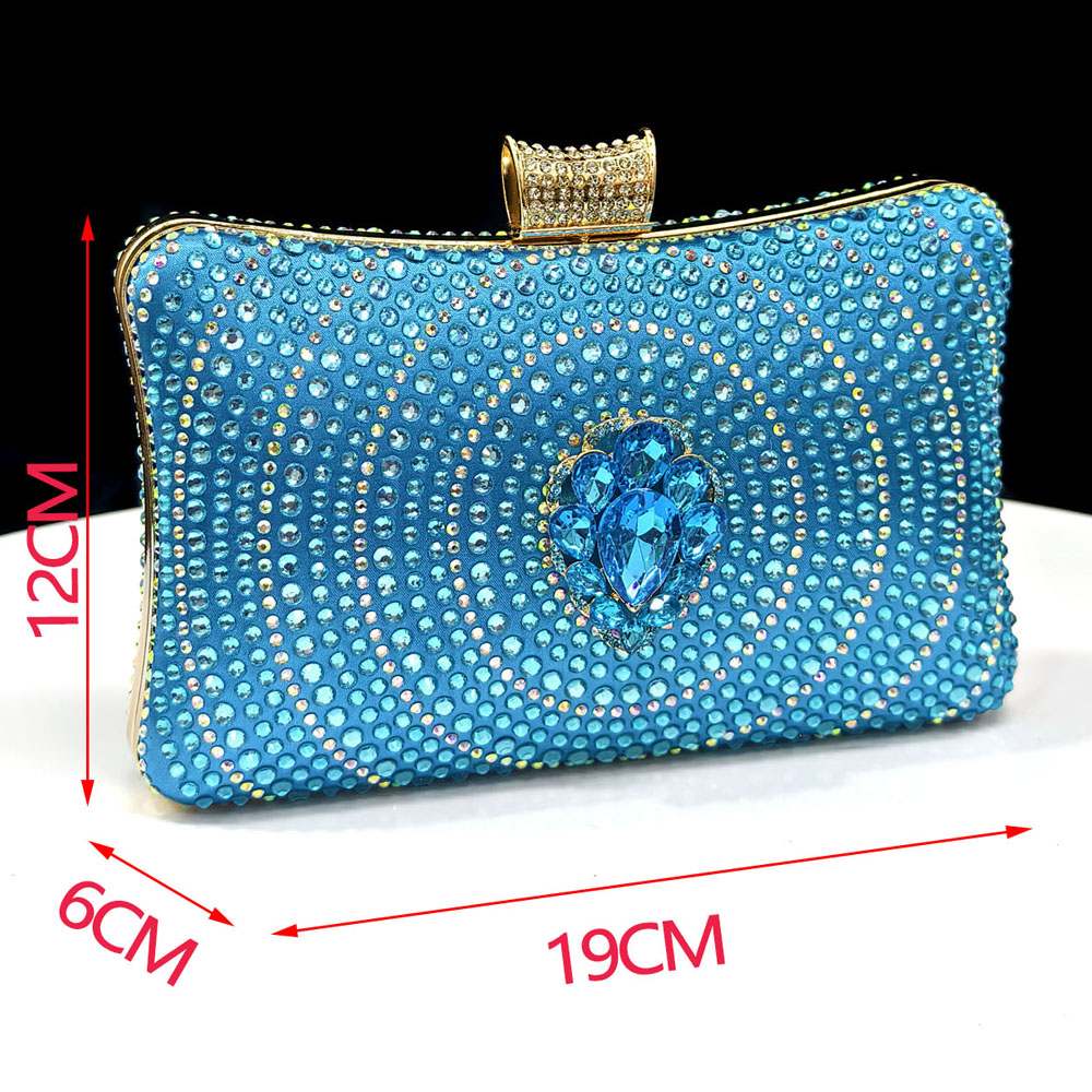 Crystal Rhinestone Heels & Clu - Women Bags For Wedding recension och pris