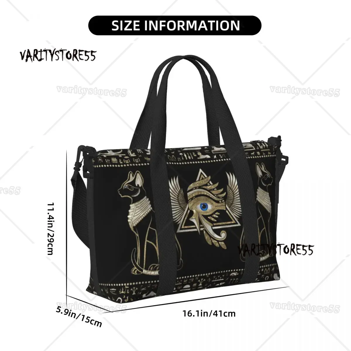 Custom Egyptian Cats And Eye O - Women Bags Egypt recension och pris