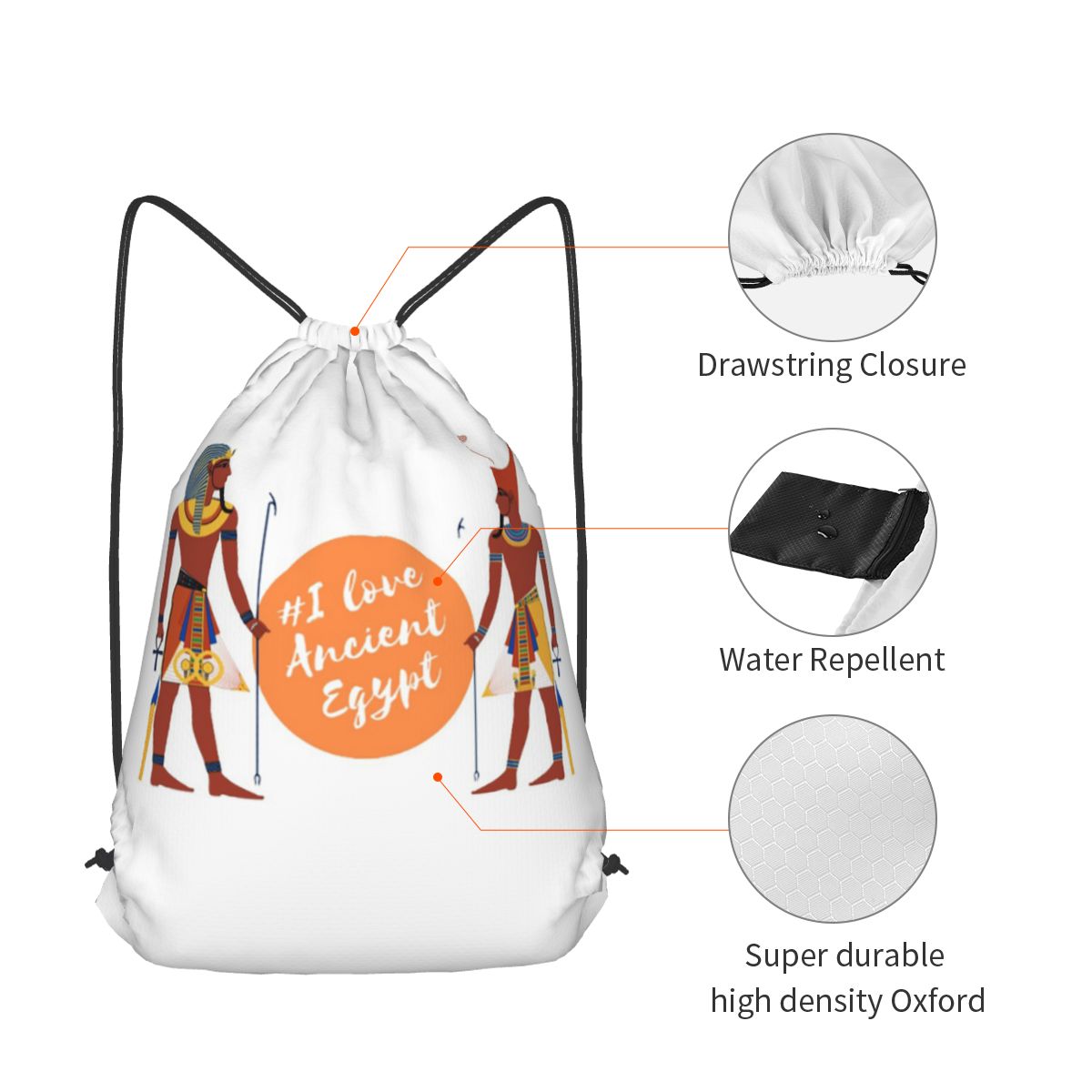 I Love Ancient Egypt Pharaohs  - Women Bags Egypt recension och pris