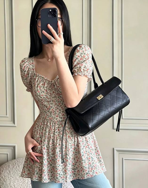 CLAREGQI  2026 New Genuine Lea - Top Handle Structured recension och pris