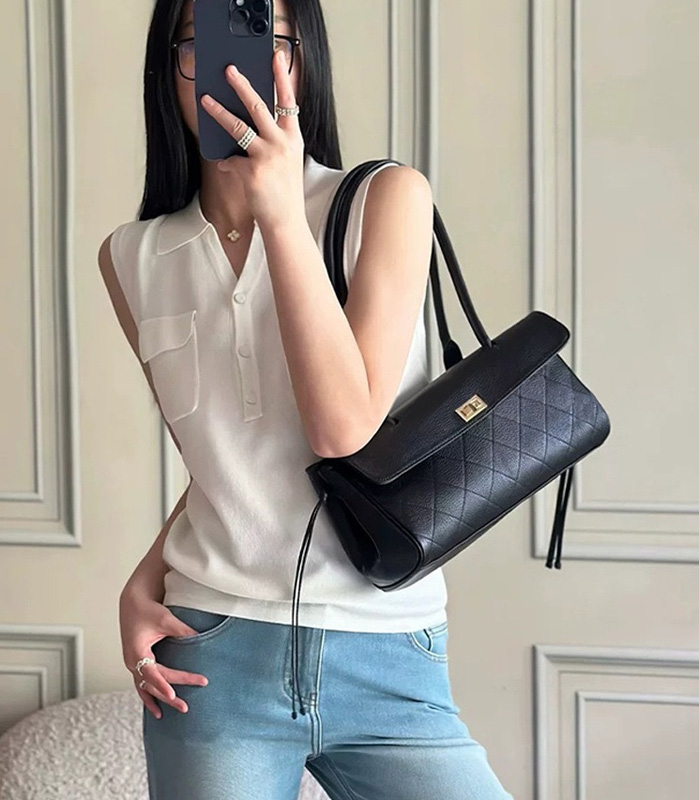 CLAREGQI  2026 New Genuine Lea - Top Handle Structured recension och pris