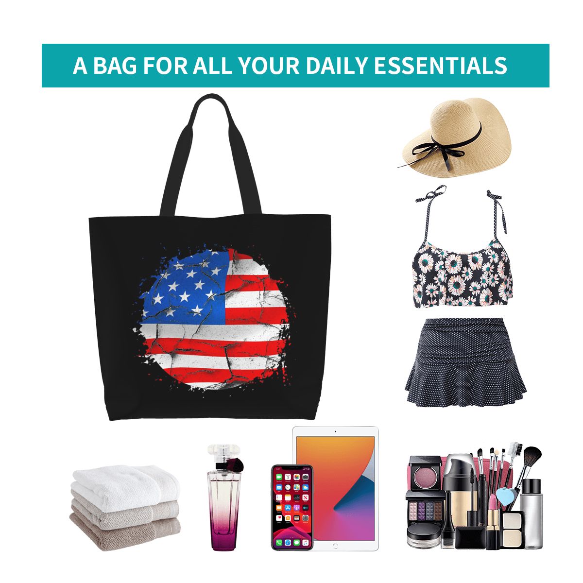 USA America American Flag Shop - Women Bags Usa recension och pris