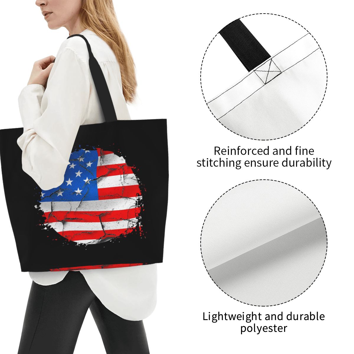 USA America American Flag Shop - Women Bags Usa recension och pris